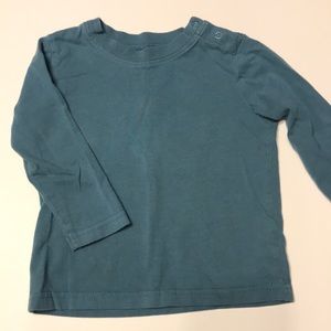 Primary 12-18 Mo Long Sleeve Blue Tee